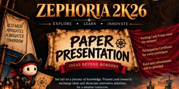 Zephoria 2k26 - Paper Presentation  poster