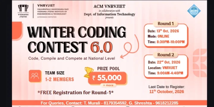 Winter Coding Contest 6.0 poster