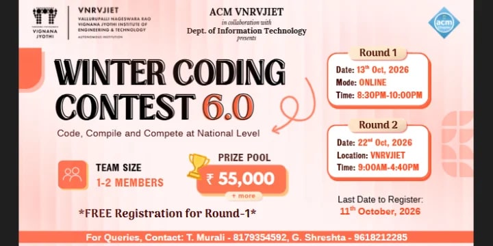 Winter Coding Contest 6.0 poster