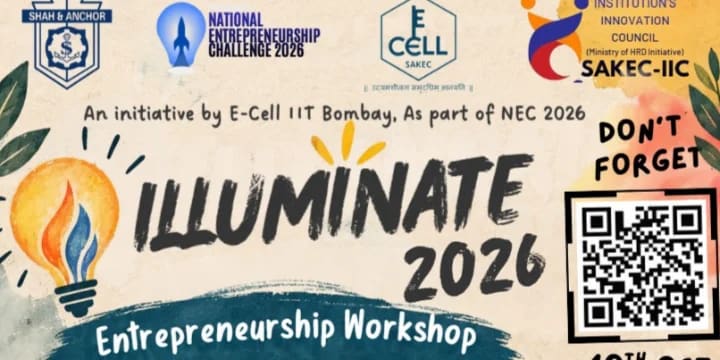 ILLUMINATE 2026 – Entrepreneurship Workshop poster