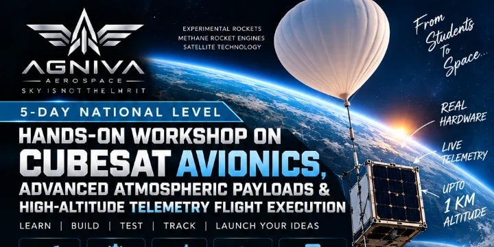 5 DAYS CUBESAT WORKSHOP  poster