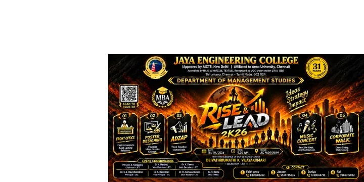 RISE AND LEAD 2K26 poster