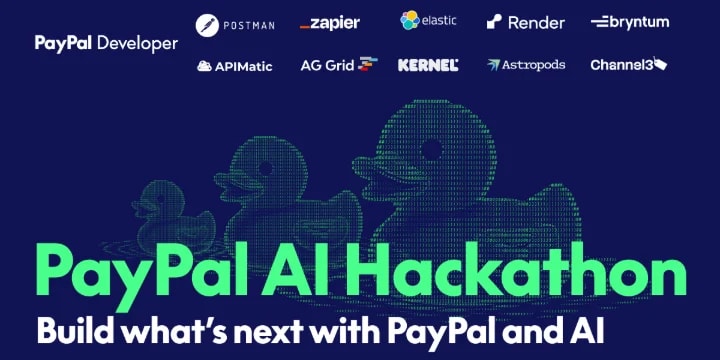 PayPal AI Hackathon poster