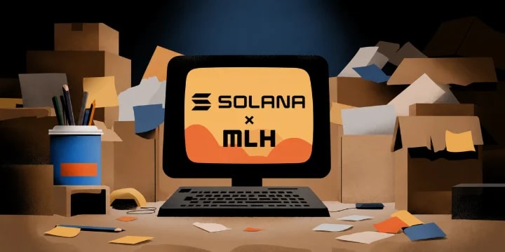 Solana Hackathon x MLH poster