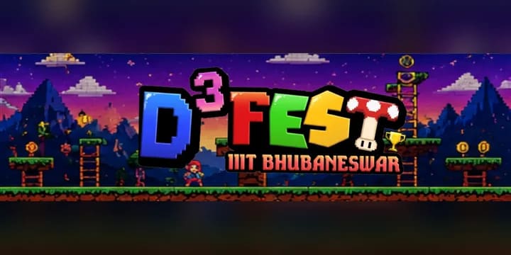 D³ Fest | IIIT Bhubaneswar poster