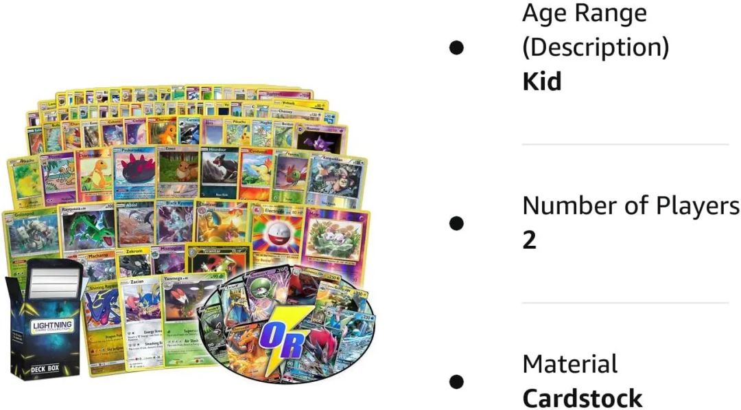 Lightning Card Collection Süper Nadir Kart Paketi Pokemon Kartları