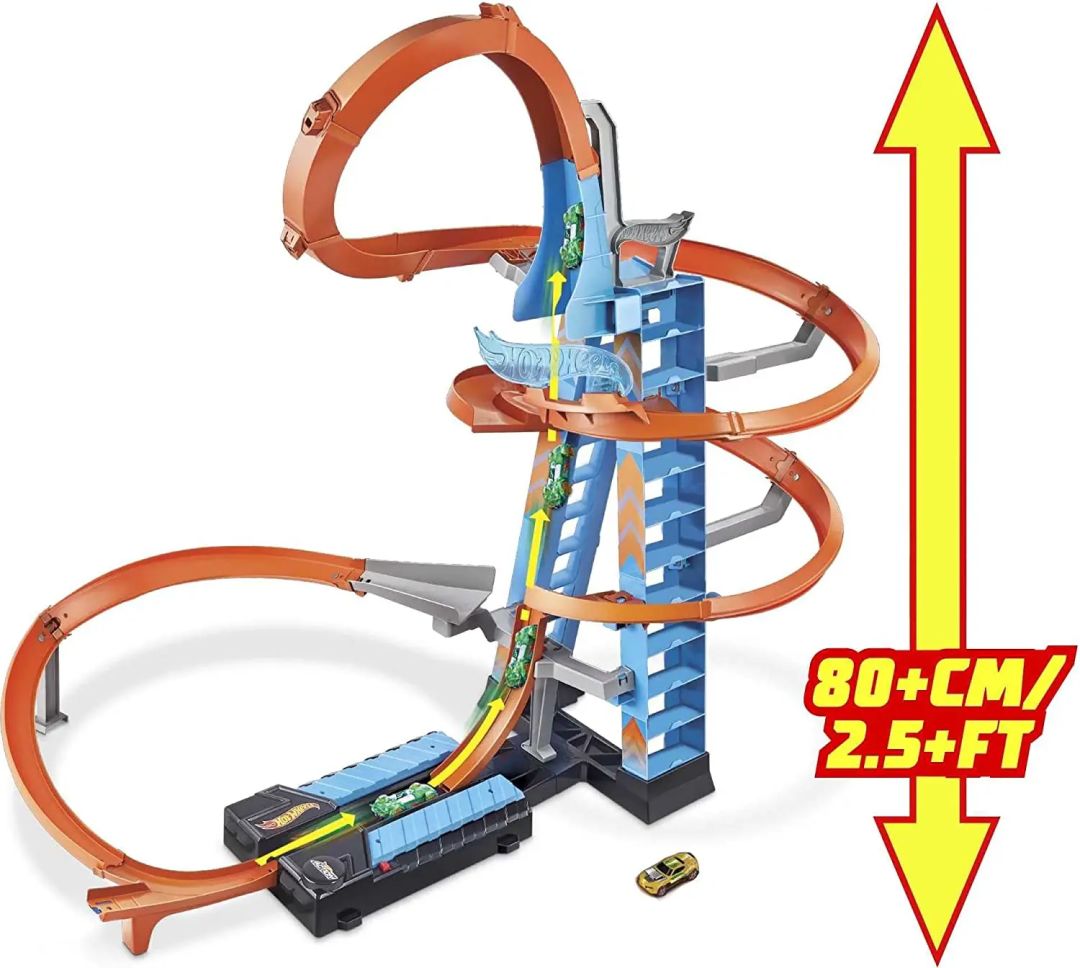 Hot Wheels Oyuncak Araba Pisti Gökyüzü Çarpışma Kulesi