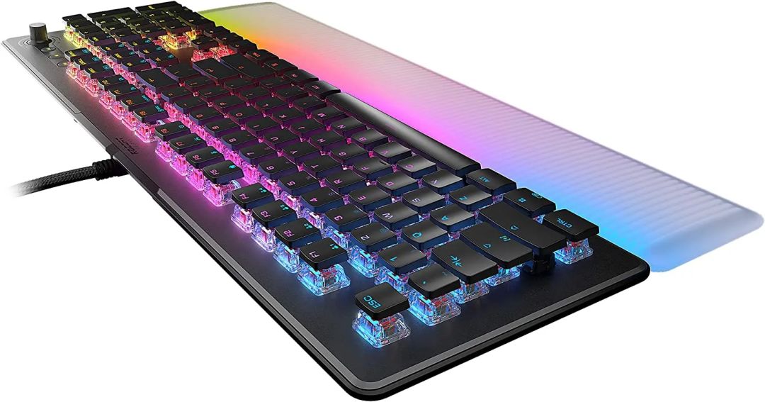 ROCCAT Vulcan II Max – Optical-Mechanical PC Gaming Keyboard with Customizable RGB Illuminated Keys 