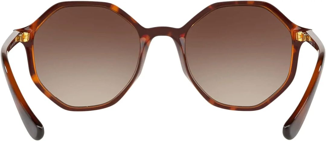 Vogue Eyewear Women's Vo5222s Octagonal Sunglasses Top Havana/Brown Transparent/Brown Gradient 52 Mi