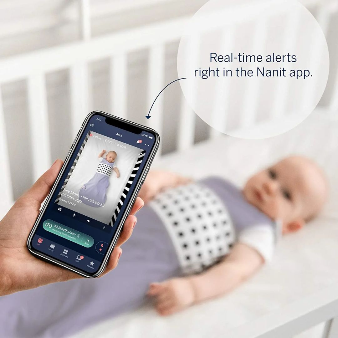Nanit Breathing Wear Sleeping Bag – 100% Cotton Baby Sleep Sack - Works with Nanit Pro Baby Monitor 