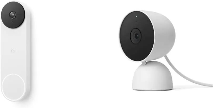 Google Nest Doorbell (Wired, 2nd Gen) - Video Doorbell Security Camera - Snow Nest Doorbell - Wired 
