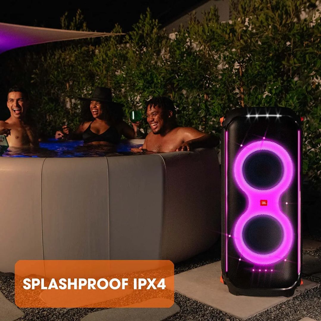 JBL PartyBox 710 -Party Speaker with Powerful Sound, Built-in Lights and Extra Deep Bass, IPX4 Splas