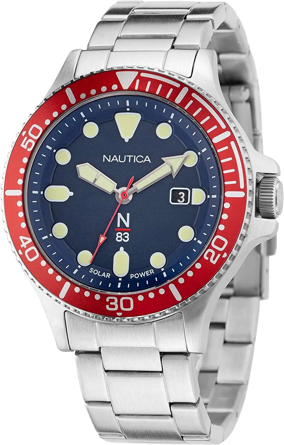 Nautica N83 Men's NAPCBS308 Cocoa Beach Stainless Steel Bracelet Watch