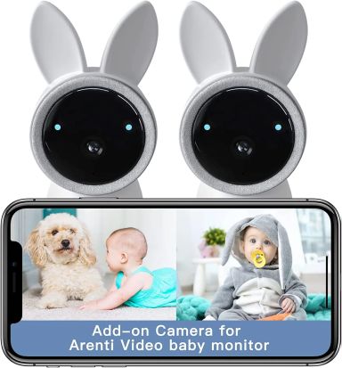 Baby Monitor with Camera and Audio,Add-one Camera for Arenti,2K Ultra HD WiFi Baby Camera,Night Visi