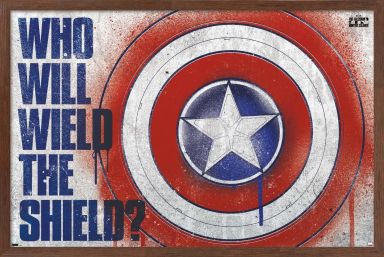 Trends International Marvel: Year Wield The Shield Wall Poster, 22.375" x 34", Premium Unframed Vers