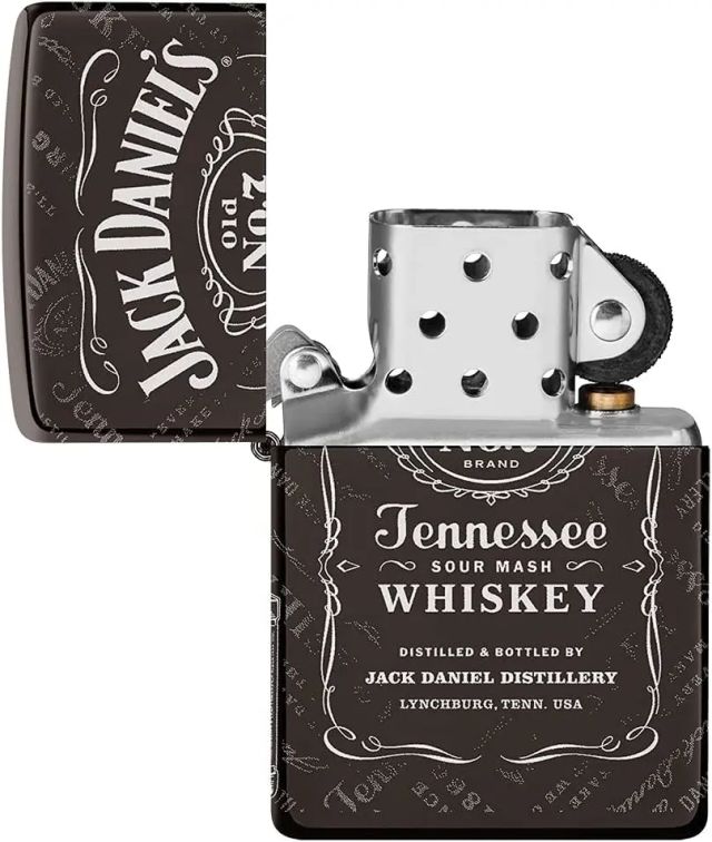 Zippo Jack Daniel's premium 360 black ice