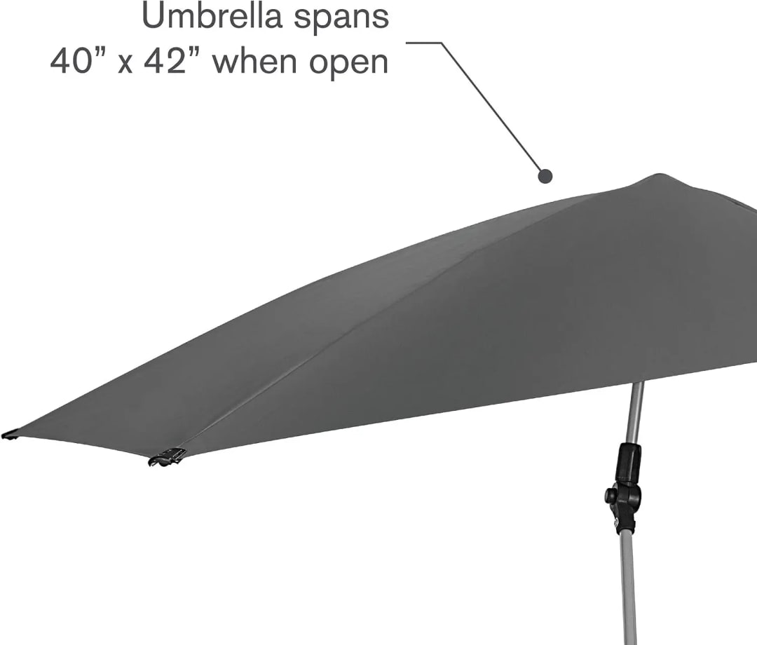 SportBrella VersaBrella Ayarlanabilir Şemsiye Regular Gray