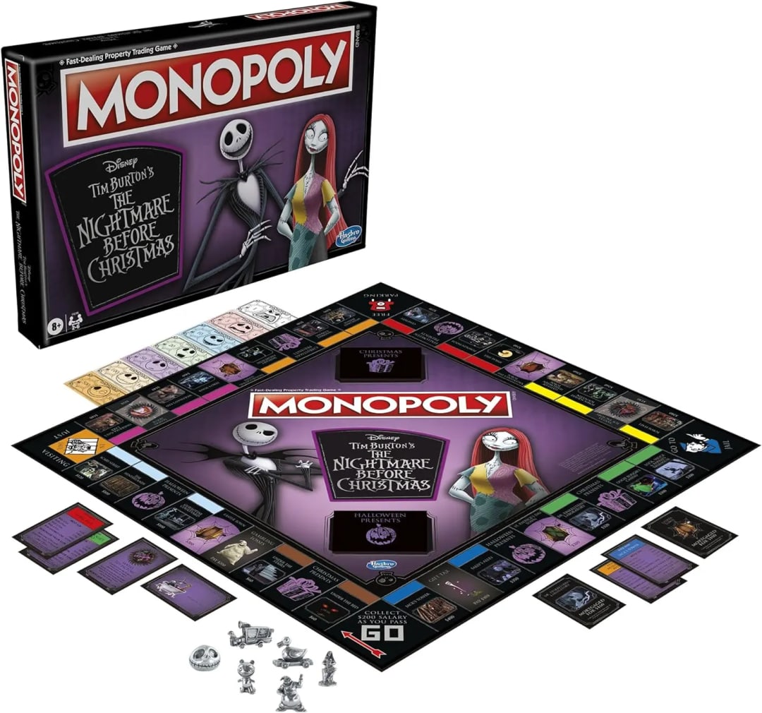 Hasbro Gaming Monopoly Disney Tim Burton'ın Masa Oyunu