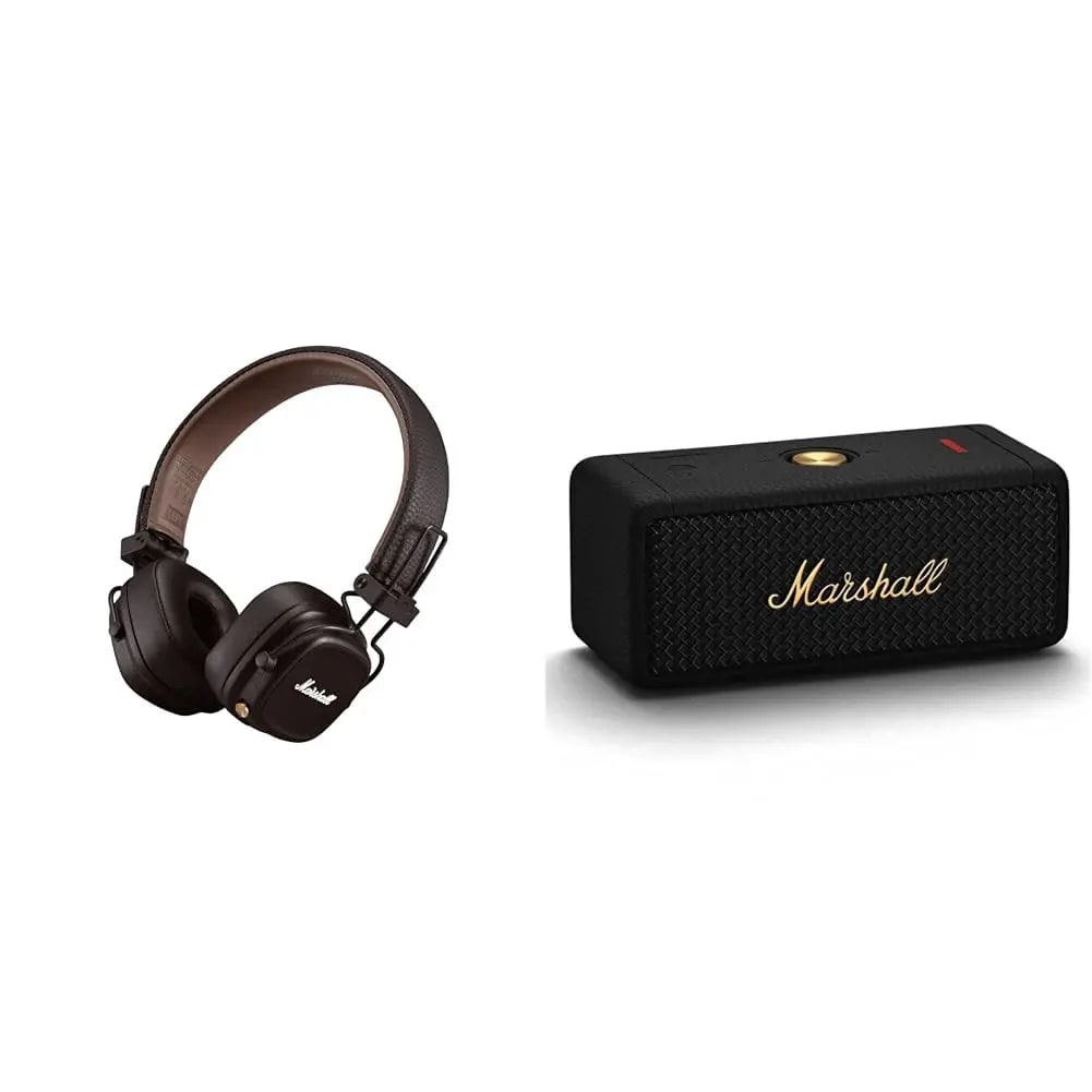 Marshall Major IV On Ear Kablosuz Kulakl k Kahverengi