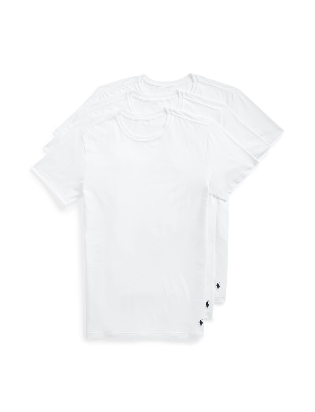 POLO RALPH LAUREN Erkek Strec Slim Fit Bisiklet Atlet 3 lu Paket Small AmerikaPostam
