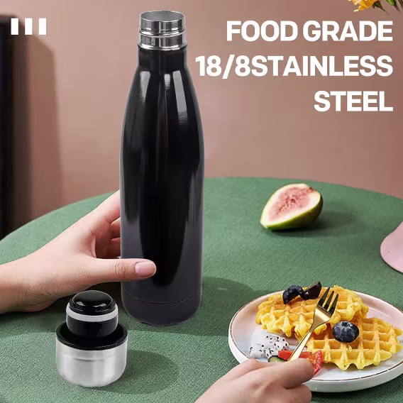 Sfee Isıtmalı Su Şişesi, 17oz Paslanmaz Çelik Su Şişesi