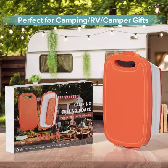  Gintan Katlanabilir Kesme Tahtası, 9'u 1 Arada Çok Fonksiyonlu