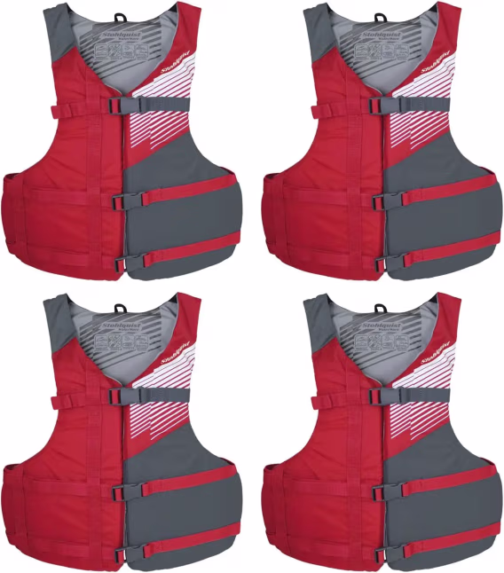 Stohlquist Fit Yetişkin PFD Can Yeleği 4'lü Paket