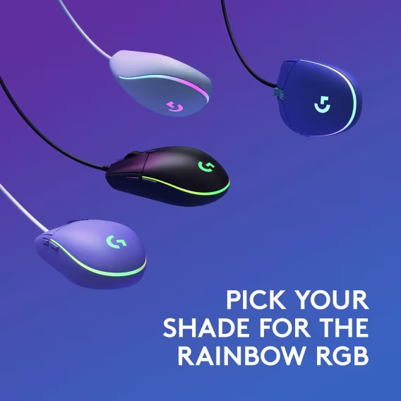 Logitech G203 Kablolu Gaming Mouse + Pad