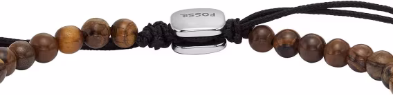 Fossil Erkek  Steel and Beaded Bileklik