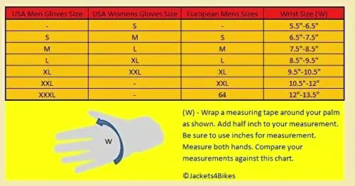 Jackets 4 Bike Deri Motosiklet Eldiveni