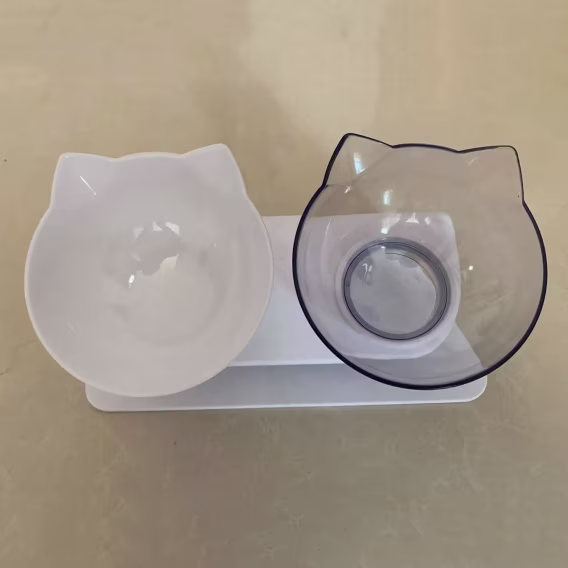 Luck Dawn Standlı Çift Kedi Kasesi