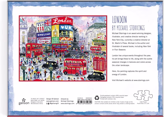 Galison Küba Sanat Puzzle