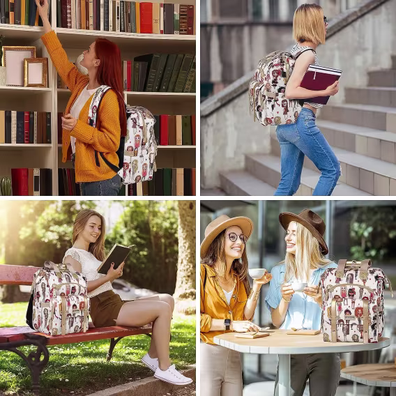 Falanko Kadın Laptop Sırt Çantası 