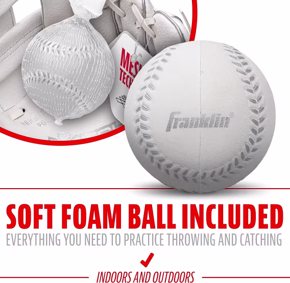 Franklin Sports Çocuk Beyzbol Eldiveni ve Top Setleri