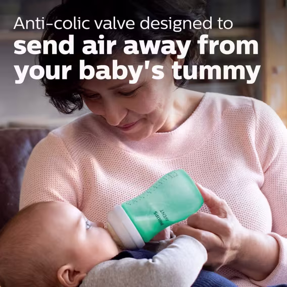 Philips AVENT SCD837/02 Natural Emzikli Biberon Teal Baby Hediye Seti 