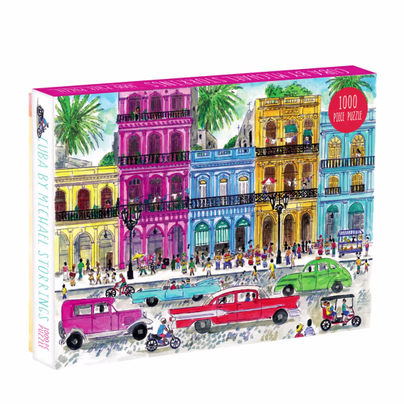 Galison Küba Sanat Puzzle