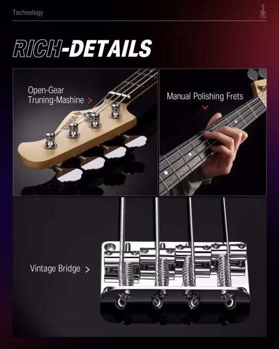Donner Bas Gitar ve Ekipmanları