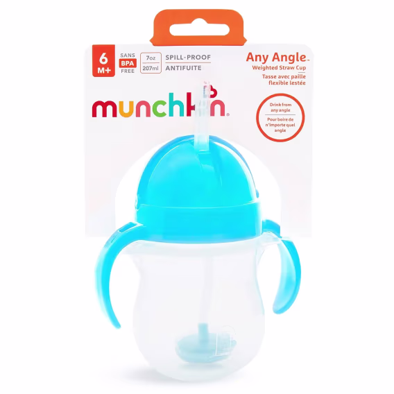 Munchkin Tıklama Kilidi Kapaklı Pipetli Çocuk Suluğu