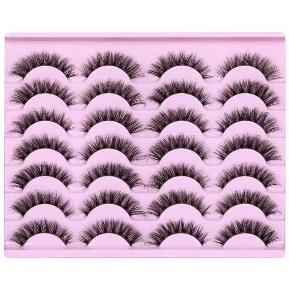 Newcally Kirpikler Vizon Takma Kirpikler Doğal Görünüm