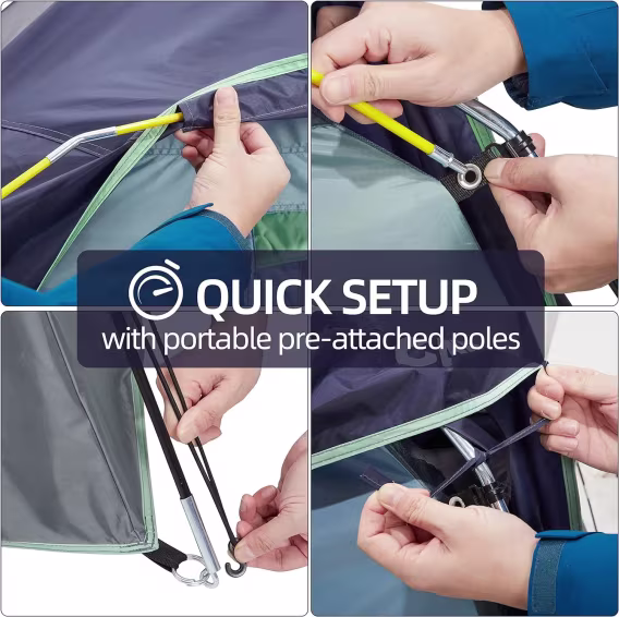 CAMEL CROWN 2/3/4 Kişilik Kamp Çadırları