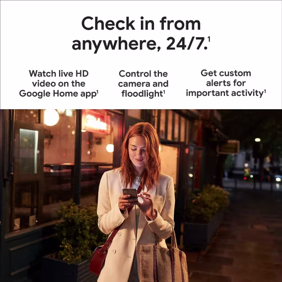 Google Nest Cam Projektör Güvenlik Kamerası