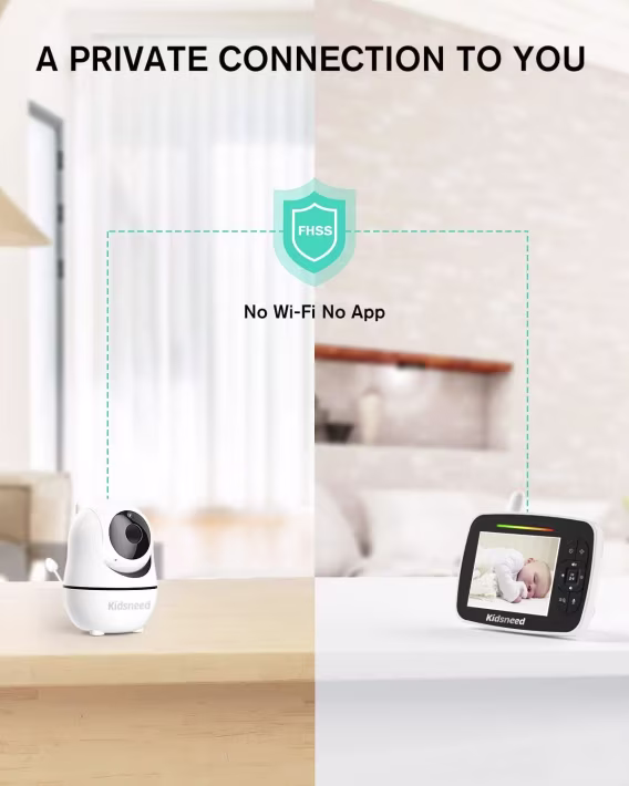 Kidsneed Kameralı ve Sesli Bebek Monitörü