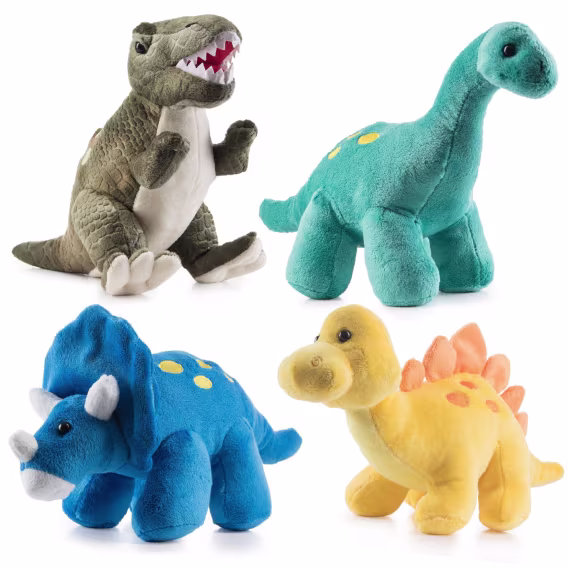 PREXTEX Peluş Dinozor Doldurulmuş Hayvan