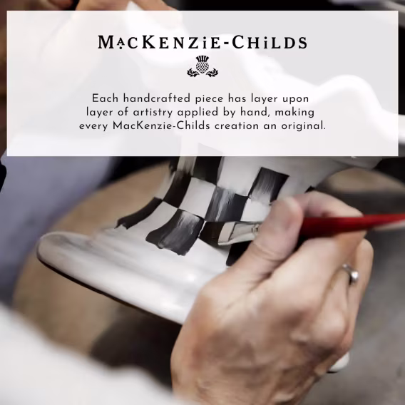 MackenzieChilds Emaye Oval Tabak