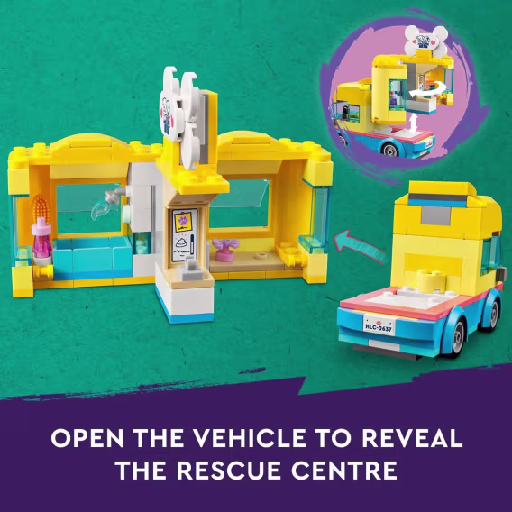 LEGO Friends Köpek Kurtarma Vanı Oyun Seti 41741