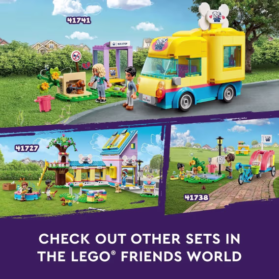 LEGO Friends Köpek Kurtarma Vanı Oyun Seti 41741