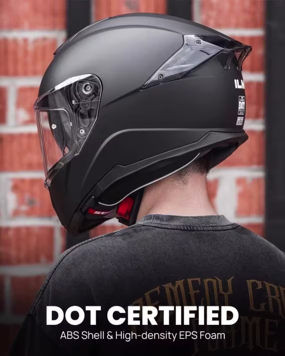  ILM Tam Yüz 861A Model Motosiklet Kask