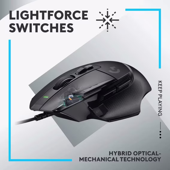 Logitech G502 X PLUS Kablosuz RGB Oyun Mouse