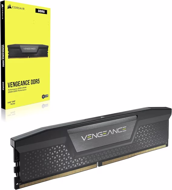 CORSAIR VENGEANCE DDR5 RAM 5200MHz CL40 Intel XMP iCUE Uyumlu Bilgisayar Belleği
