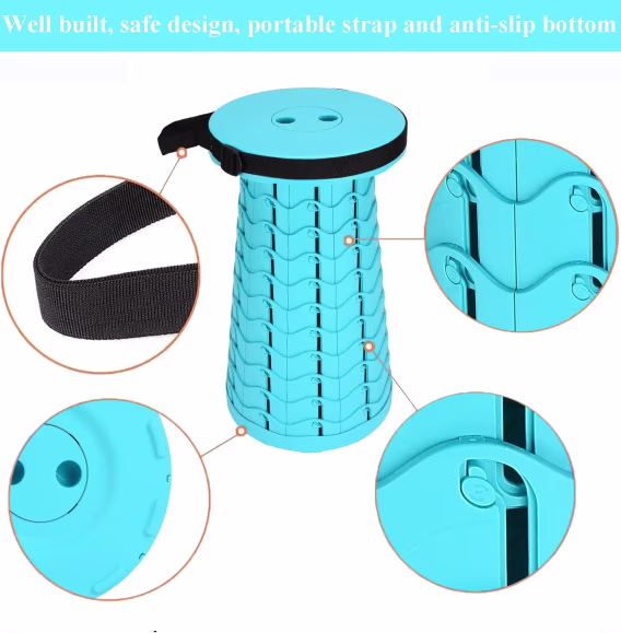 Fishboy Teleskopik Taşınabilir Katlanır Tabure